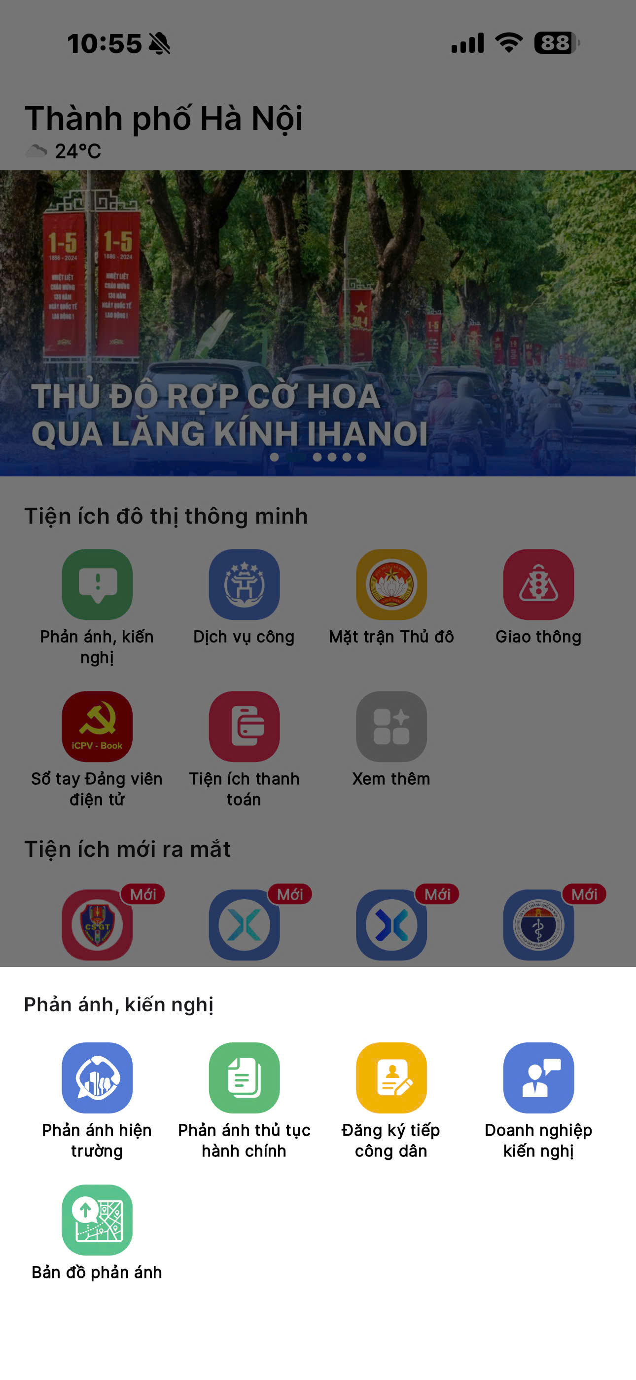 iHanoi bổ sung tính năng bản đồ số tiếp nhận phản ánh  - Ảnh 2.