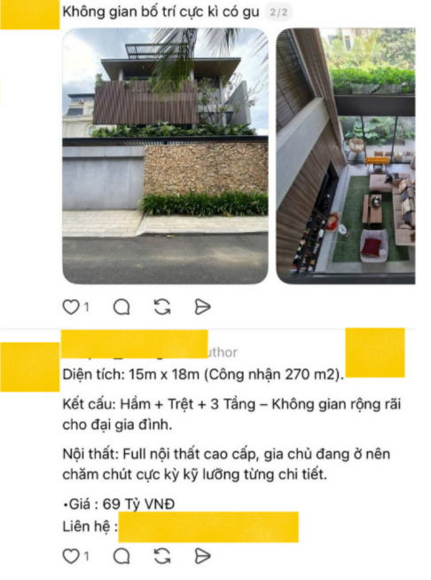 70 tỷ cho biệt thự 270m2 của Tóc Tiên: Mức giá gây choáng đúng chuẩn "địa thế" khu đất thượng lưu ở TP.HCM- Ảnh 2.