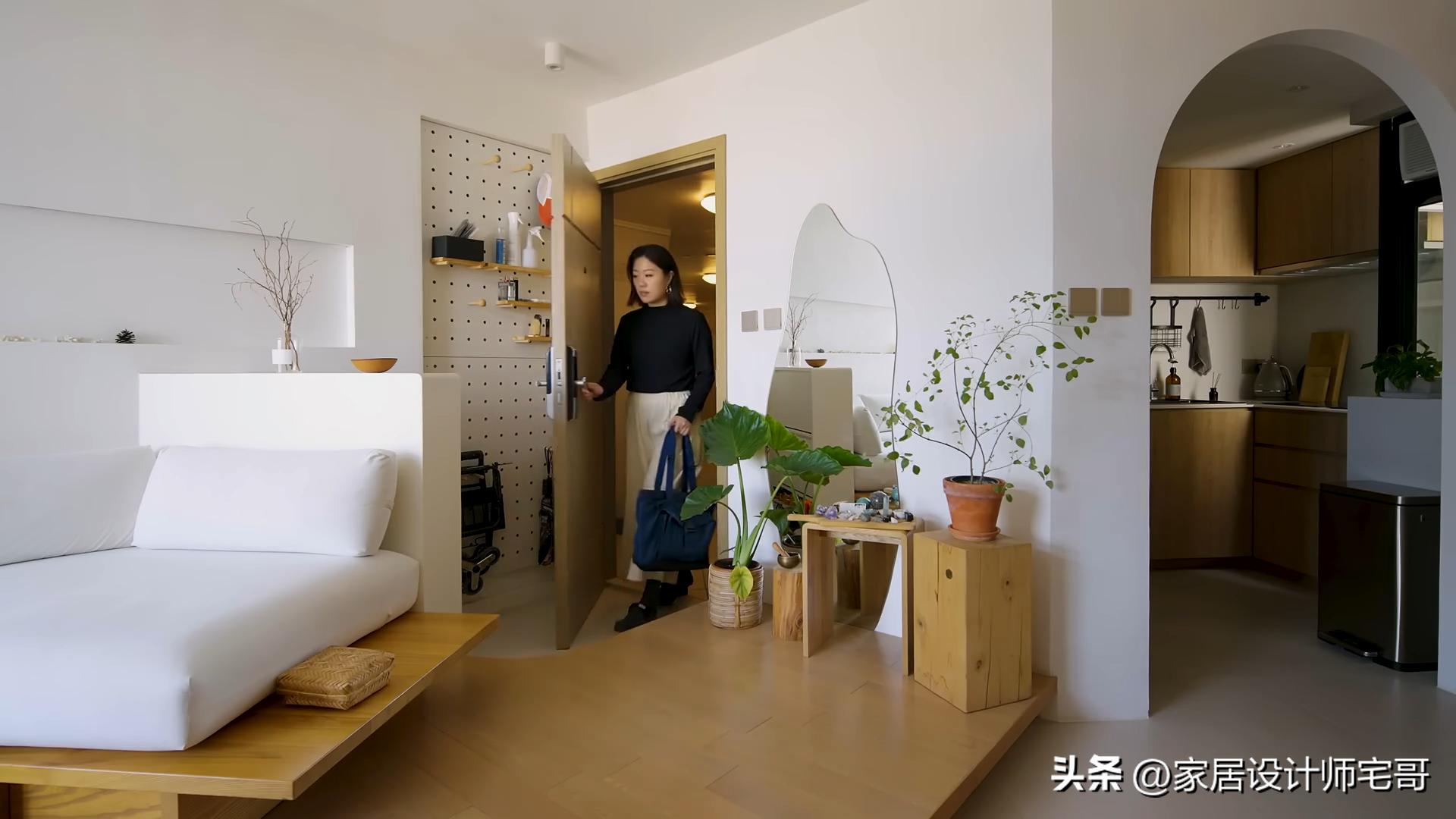 Cô gái chưa từng học thiết kế biến căn hộ 48m² thành ngôi nhà trong mơ: 2 phòng ngủ, bàn ăn 6 người và bí quyết khiến ai xem cũng muốn học theo- Ảnh 5.