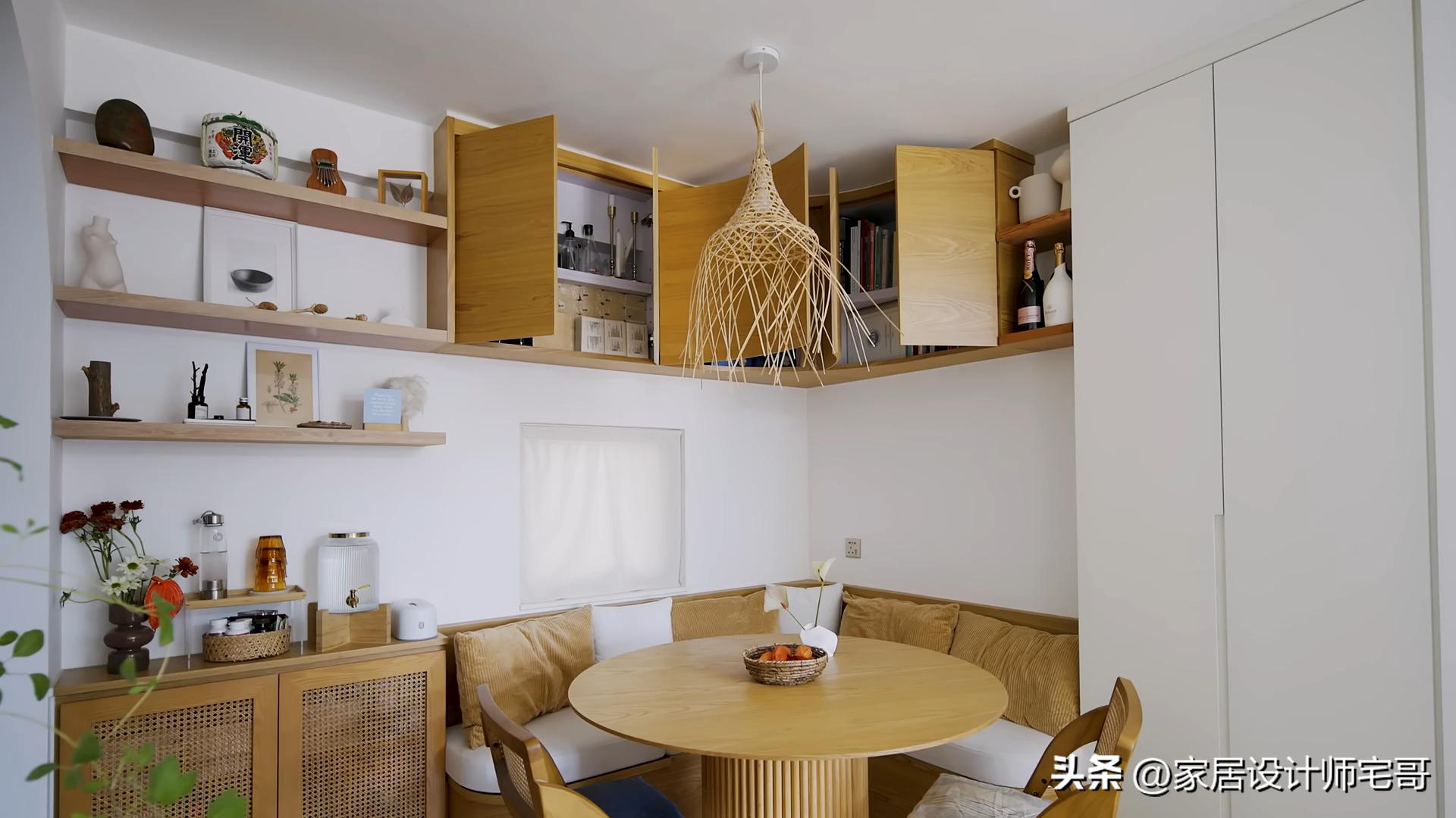 Cô gái chưa từng học thiết kế biến căn hộ 48m² thành ngôi nhà trong mơ: 2 phòng ngủ, bàn ăn 6 người và bí quyết khiến ai xem cũng muốn học theo- Ảnh 11.