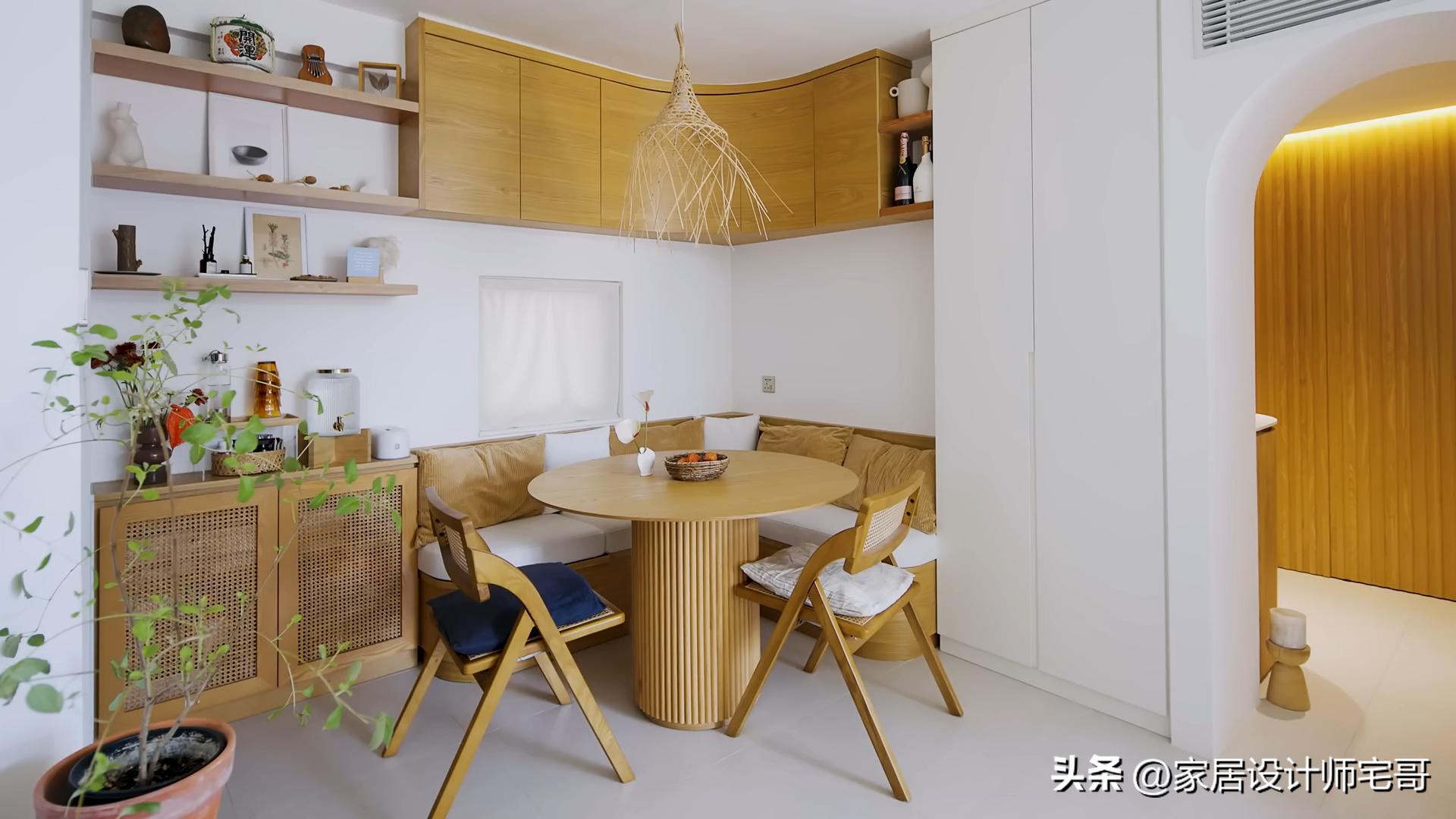 Cô gái chưa từng học thiết kế biến căn hộ 48m² thành ngôi nhà trong mơ: 2 phòng ngủ, bàn ăn 6 người và bí quyết khiến ai xem cũng muốn học theo- Ảnh 12.