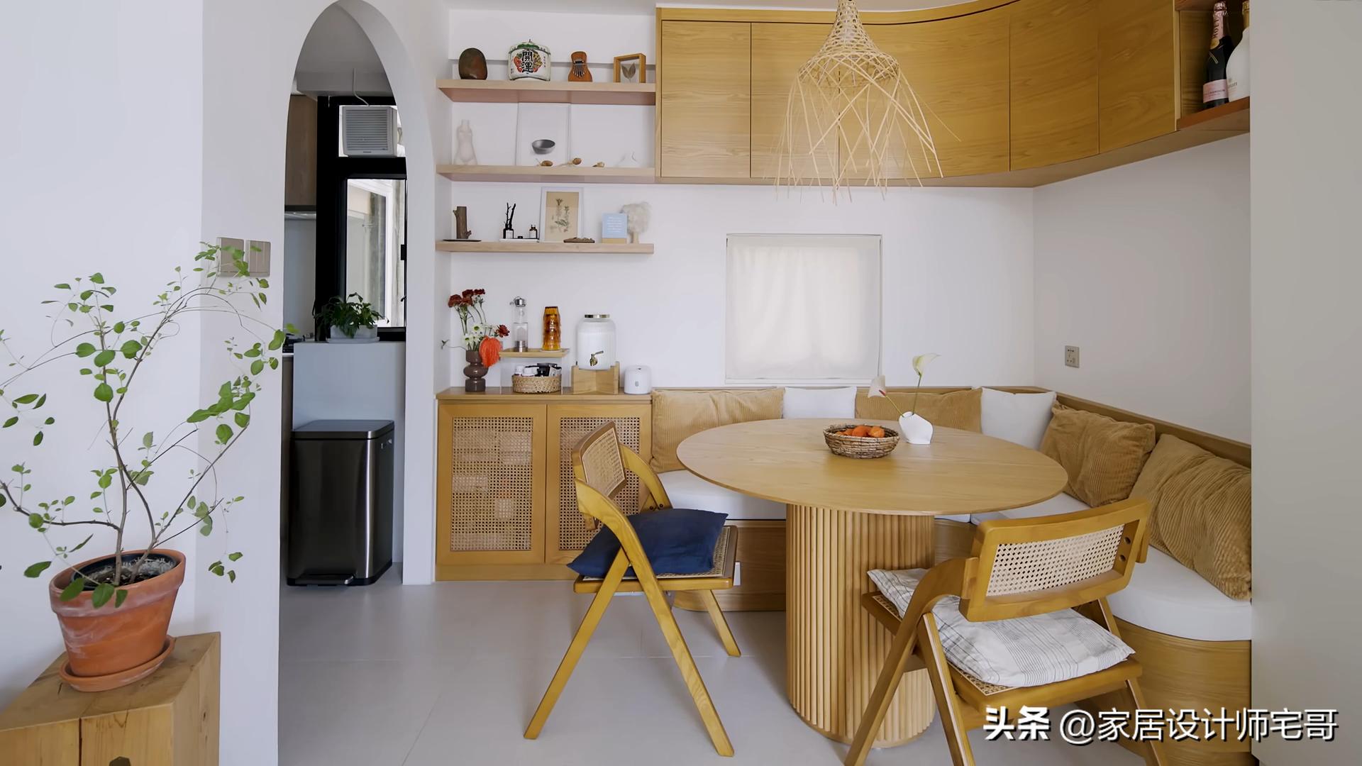 Cô gái chưa từng học thiết kế biến căn hộ 48m² thành ngôi nhà trong mơ: 2 phòng ngủ, bàn ăn 6 người và bí quyết khiến ai xem cũng muốn học theo- Ảnh 10.