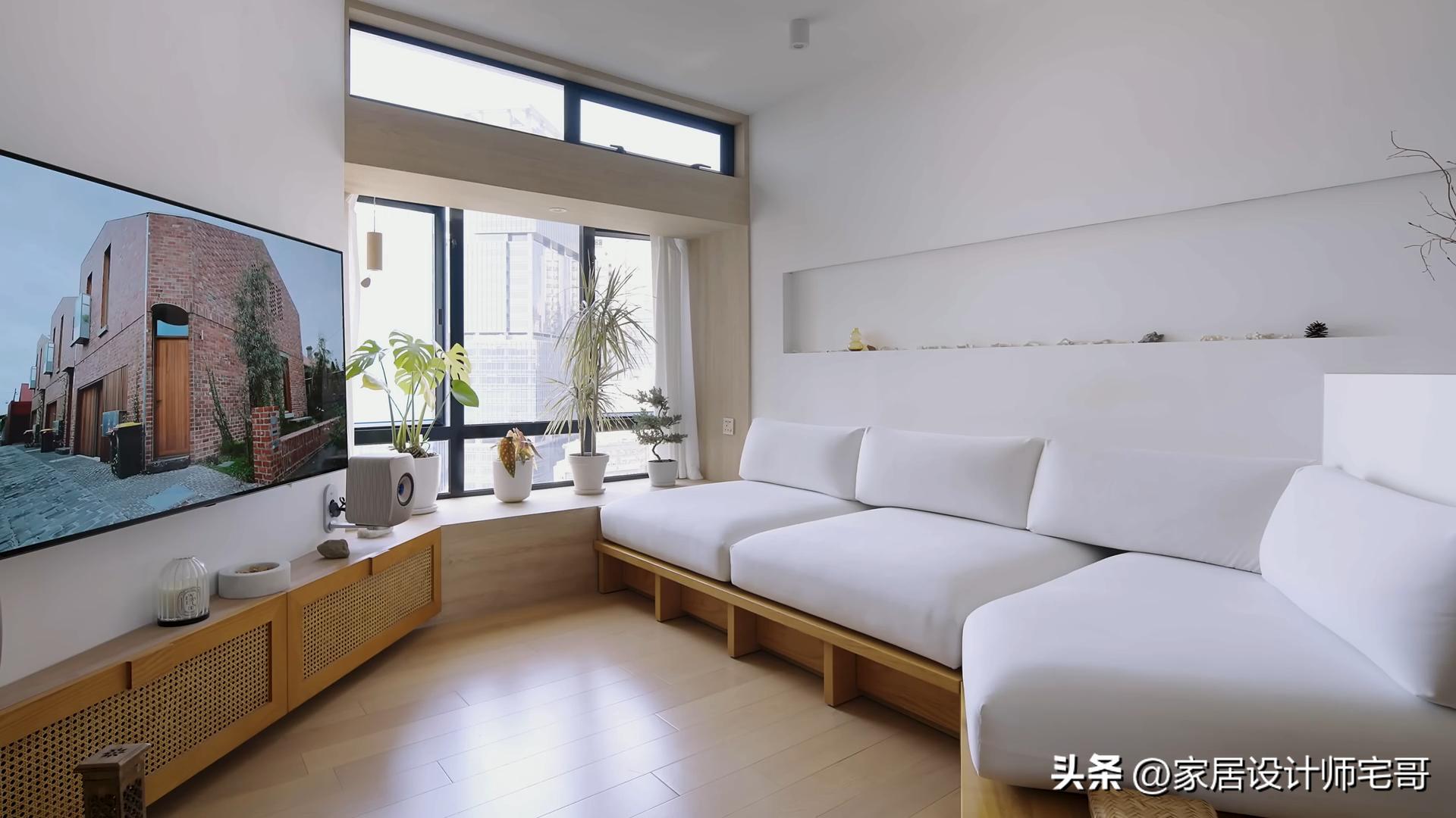 Cô gái chưa từng học thiết kế biến căn hộ 48m² thành ngôi nhà trong mơ: 2 phòng ngủ, bàn ăn 6 người và bí quyết khiến ai xem cũng muốn học theo- Ảnh 8.