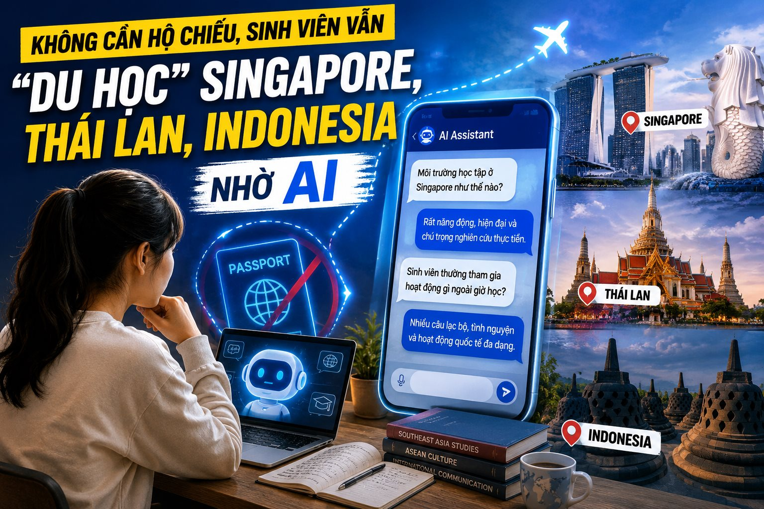 AI biến giảng đường thành “cửa khẩu số”, sinh viên trải nghiệm du học không cần xuất ngoại- Ảnh 1.