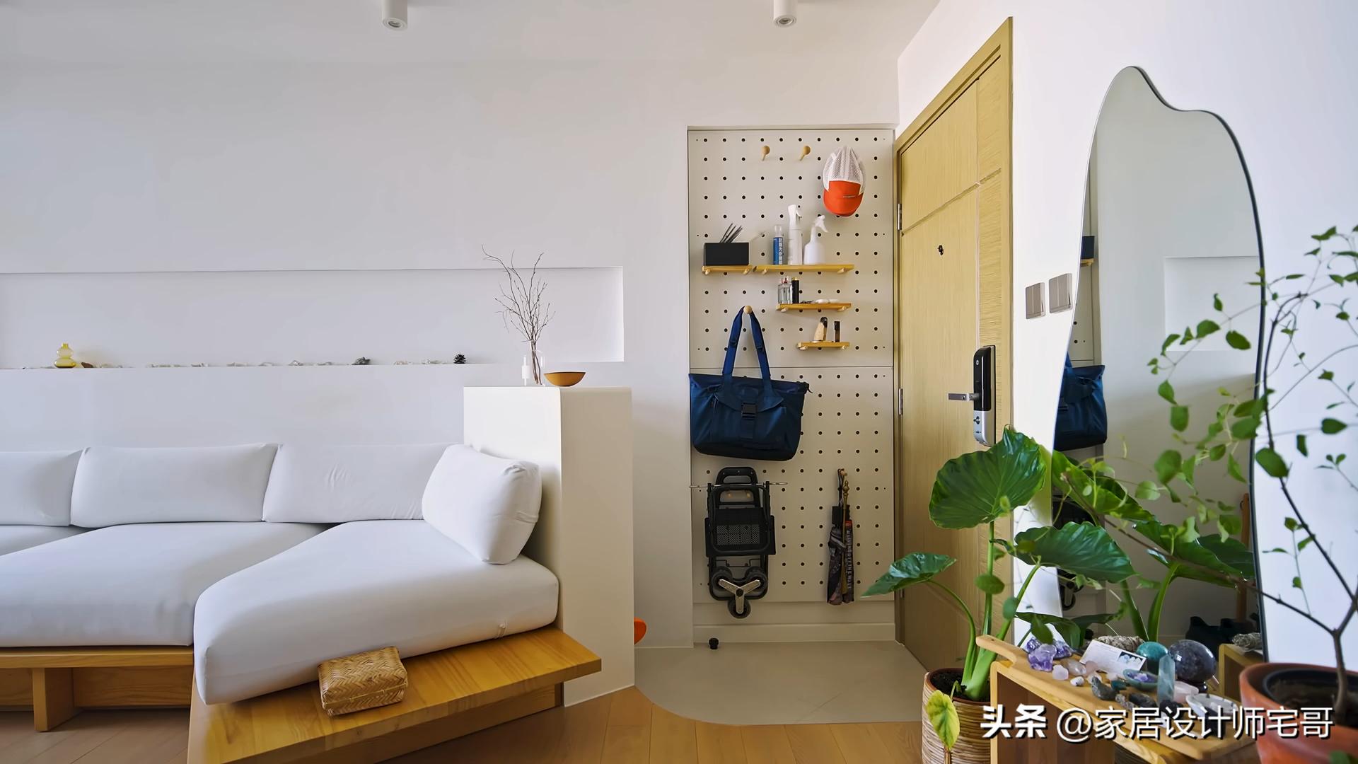 Cô gái chưa từng học thiết kế biến căn hộ 48m² thành ngôi nhà trong mơ: 2 phòng ngủ, bàn ăn 6 người và bí quyết khiến ai xem cũng muốn học theo- Ảnh 4.