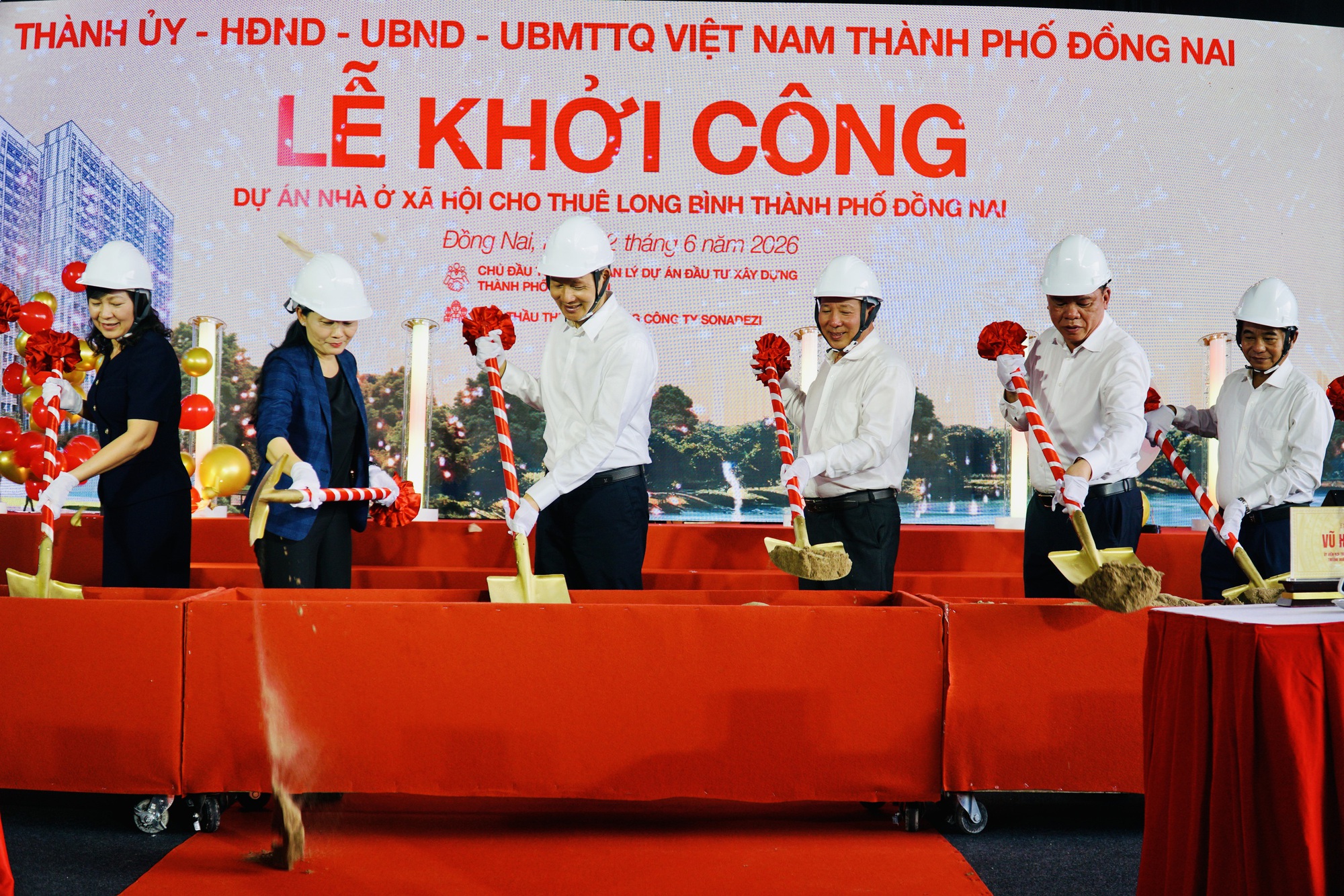 Khởi công dự án nhà ở xã hội cho thuê đầu tiên ở TP Đồng Nai - Ảnh 1.