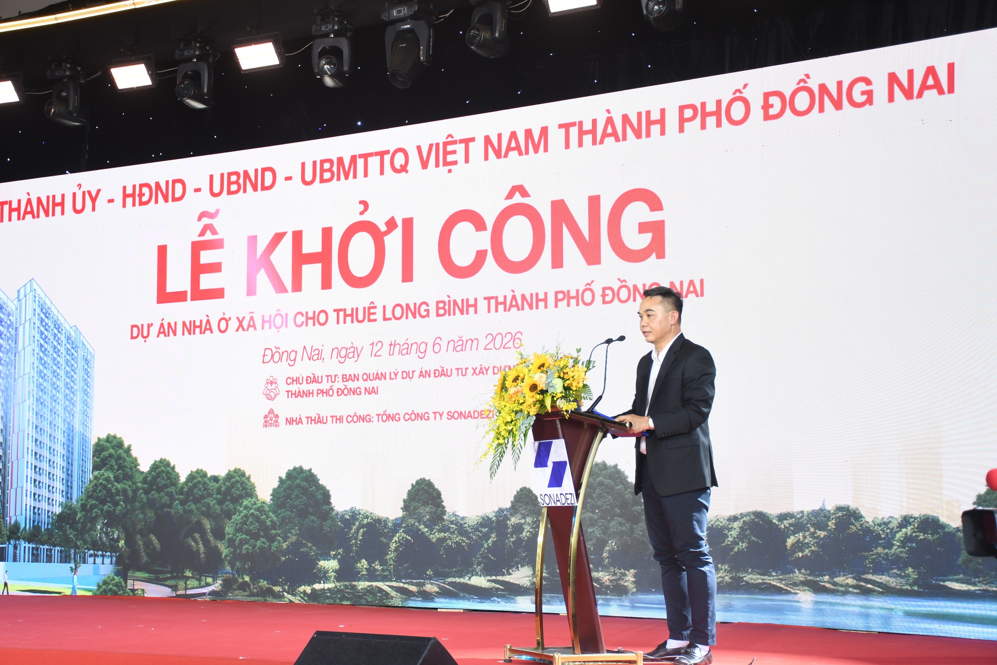 Khởi công dự án nhà ở xã hội cho thuê đầu tiên ở TP Đồng Nai - Ảnh 3.