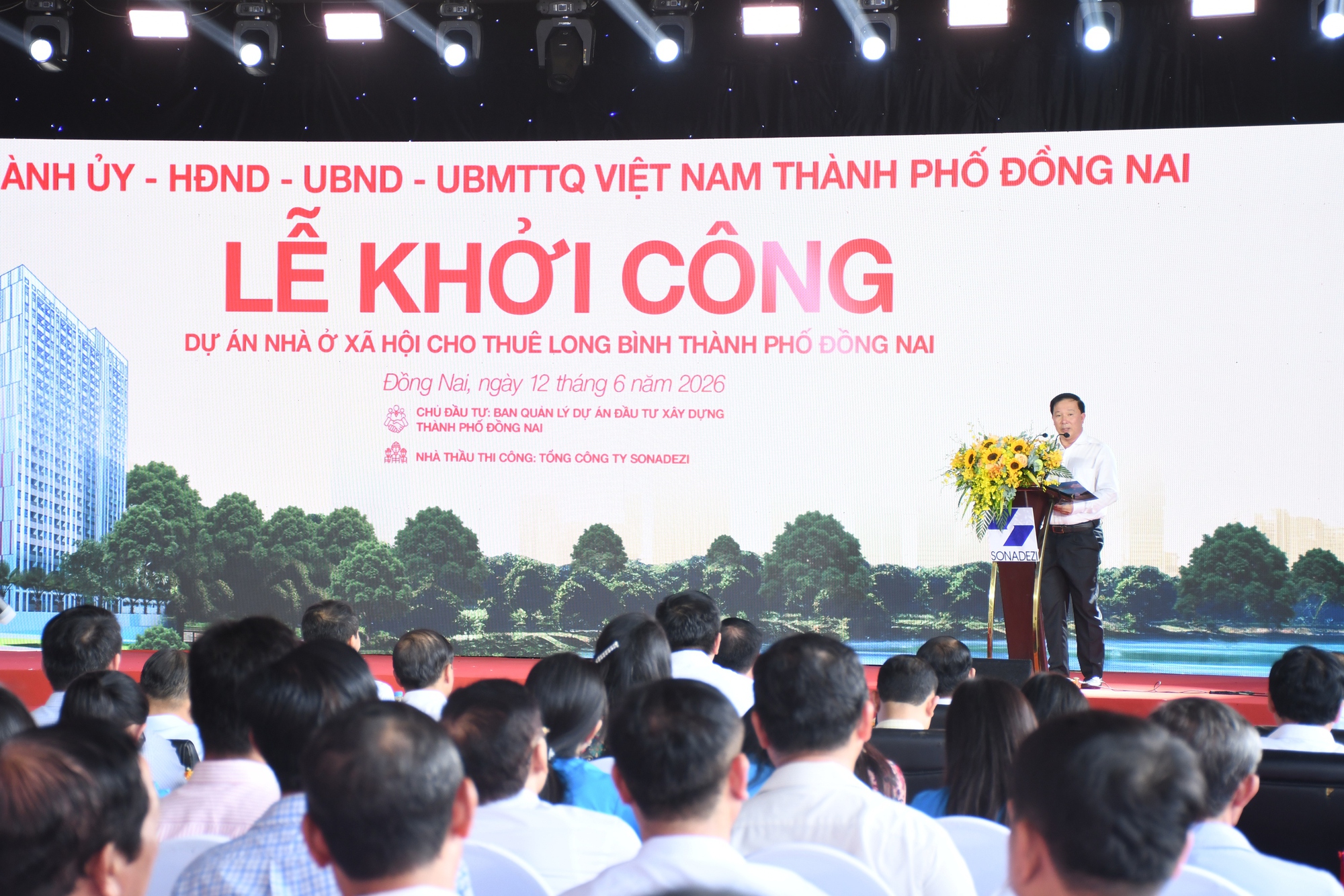 Khởi công dự án nhà ở xã hội cho thuê đầu tiên ở TP Đồng Nai - Ảnh 2.
