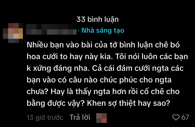Bó hoa cưới nặng 5kg của tiểu thư Hà Tĩnh vướng tranh cãi- Ảnh 5.