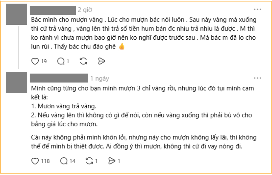 Vay 4 cây vàng lúc giá vàng 190 triệu, giờ vàng giảm muốn trả vàng lại bị nói không biết điều?- Ảnh 6.