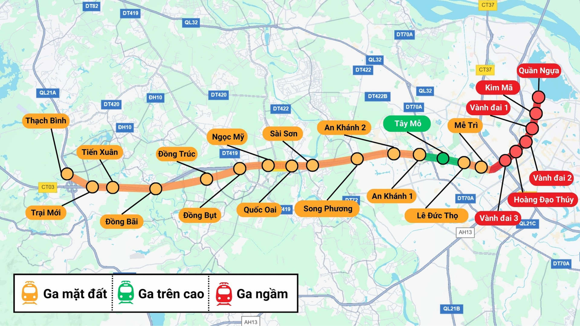 Đại công trường nhà ga metro số 5 tại nút giao Nguyễn Chí Thanh - La Thành- Ảnh 8.