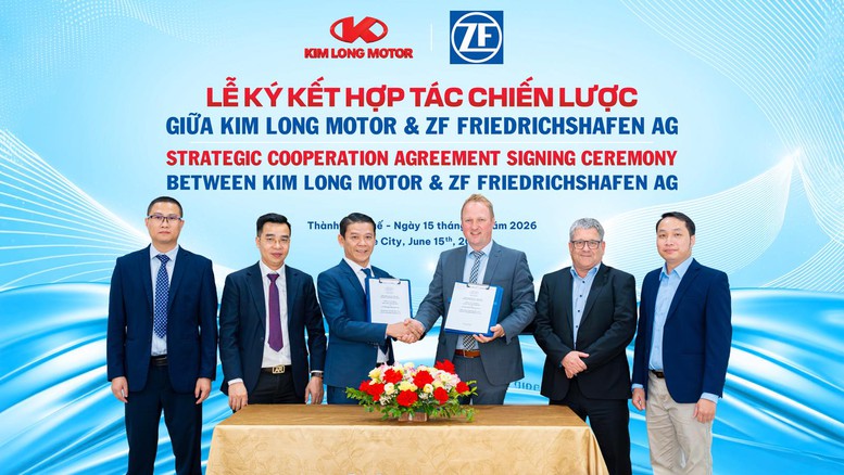 Kim Long Motor hợp tác ZF Group, đẩy mạnh xuất khẩu ô tô thương hiệu Việt- Ảnh 1.
