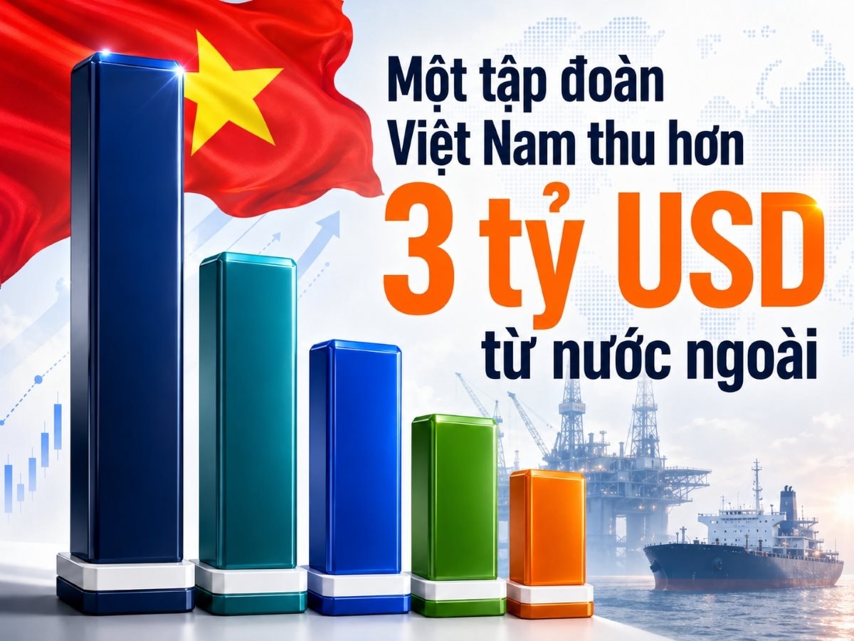 Một tập đoàn Việt Nam thu hơn 3 tỷ USD từ nước ngoài, lớn hơn FPT, Vinamilk và VinFast cộng lại- Ảnh 1.
