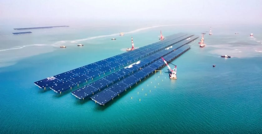 Phát hiện Trung Quốc cắm gần 12.000 cọc thép xuống đáy biển, tạo thành gần 3.000 giàn thép rộng hơn 1.200 ha, làm nên siêu công trình kết hợp trên trời và dưới biển chưa từng có trên thế giới- Ảnh 1.