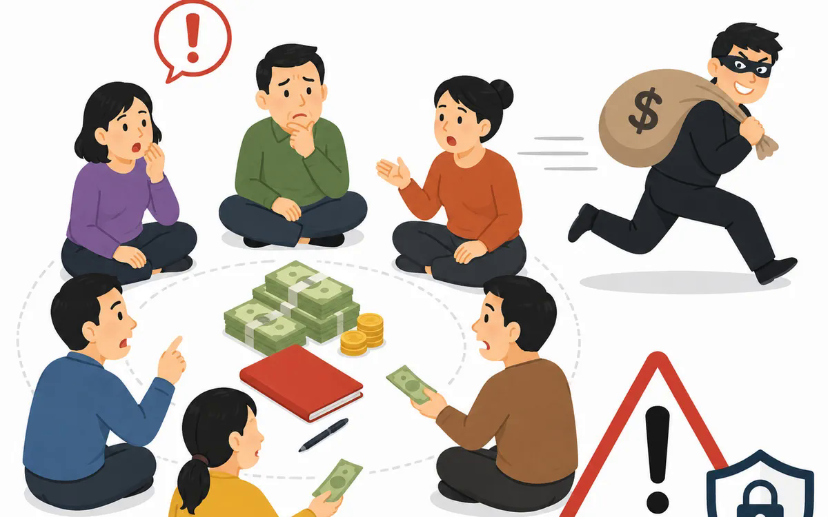 Cảnh giác rủi ro từ hoạt động “hụi, họ” - Ảnh 1.