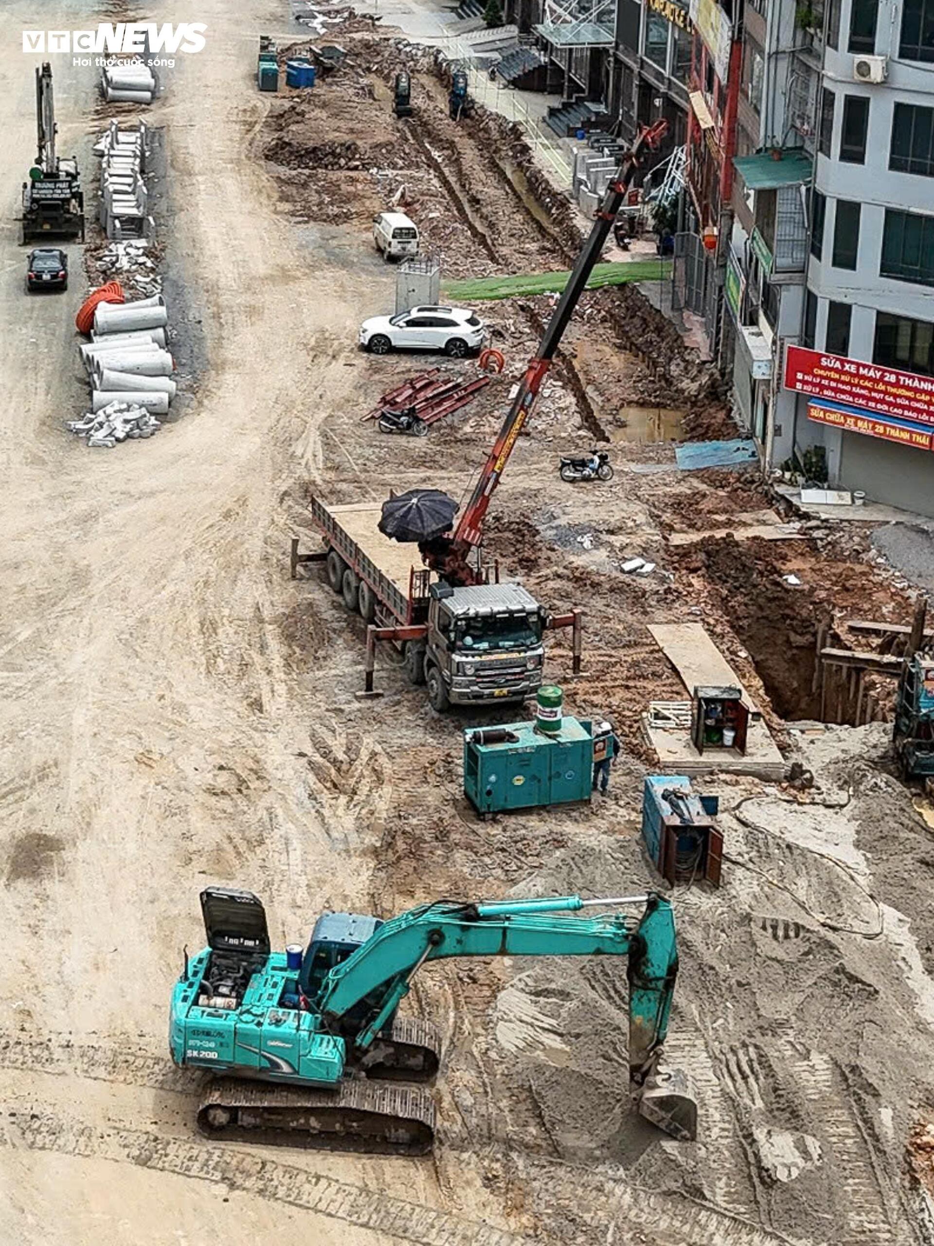 Hình hài tuyến đường Vành đai 2,5 qua Cầu Giấy sau gần 3 tháng thi công- Ảnh 11.