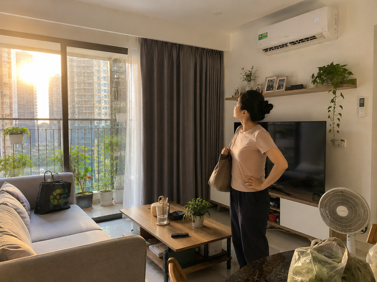 Người sống ở chung cư đang truyền nhau mẹo “làm mát 2 lớp”: Điều hòa không phải chạy hết công suất- Ảnh 1.