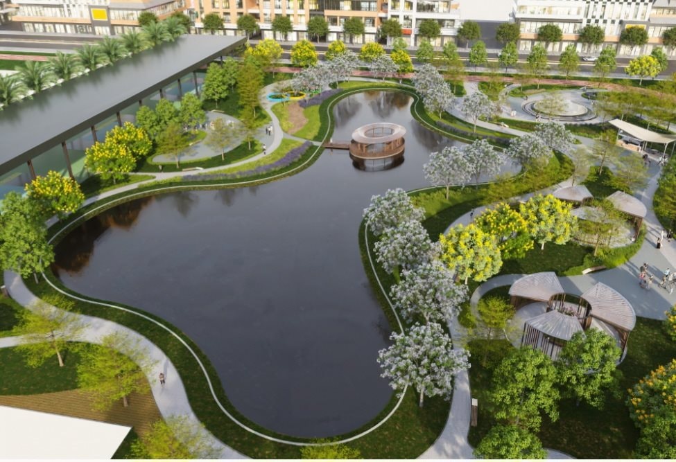 Cận cảnh công viên thể thao đa năng lớn nhất Việt Nam: 58 sân tập, sân vận động gần 3.000 chỗ ngồi, vào cửa hoàn toàn miễn phí- Ảnh 5.