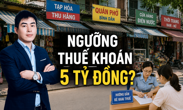 Đề xuất doanh thu dưới 5 tỷ đồng nộp thuế khoán: Chuyên gia nói gì?- Ảnh 1. Đề xuất doanh thu dưới 5 tỷ đồng nộp thuế khoán: Chuyên gia nói gì?- Ảnh 1.