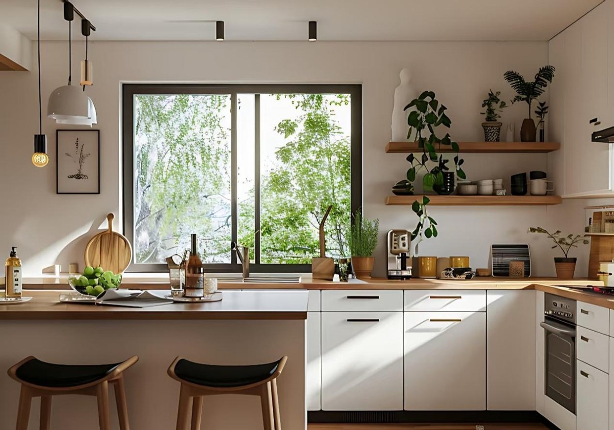 Cải tạo nhà lần hai, tôi bỏ hẳn tủ bếp treo tường: Căn bếp rộng hơn, sáng hơn và dễ dọn dẹp hơn hẳn- Ảnh 1.