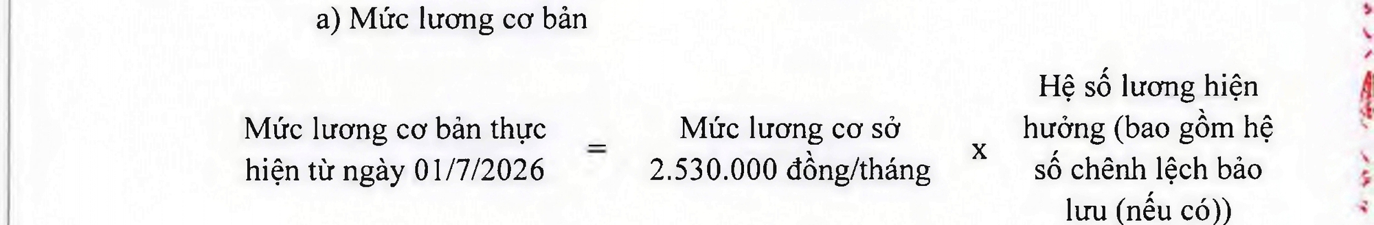 Bảng lương QUÂN NHÂN chuyên nghiệp, CÔNG NHÂN QUỐC PHÒNG theo mức lương cơ sở mới- Ảnh 1.