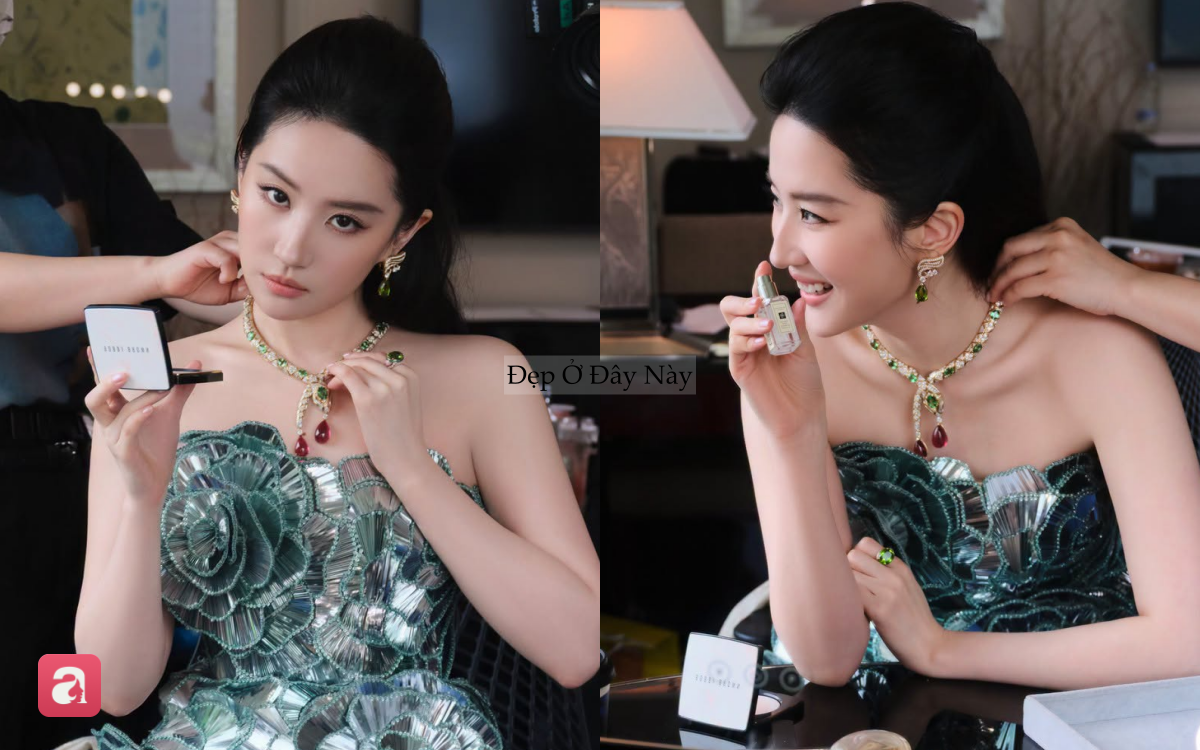 Đẳng cấp của Lưu Diệc Phi: Chỉ vài bức ảnh hậu trường cũng khiến nhãn hàng "mát mày mát mặt" - Ảnh 1.
