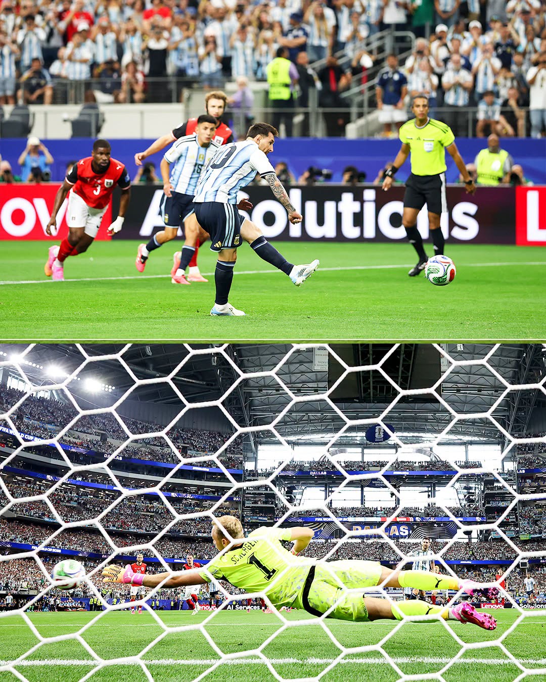 Chùm ảnh: Từ sút hỏng penalty đến bàn thắng thứ 18, Messi đi vào lịch sử World Cup- Ảnh 1. Chùm ảnh: Từ sút hỏng penalty đến bàn thắng thứ 18, Messi đi vào lịch sử World Cup- Ảnh 1.