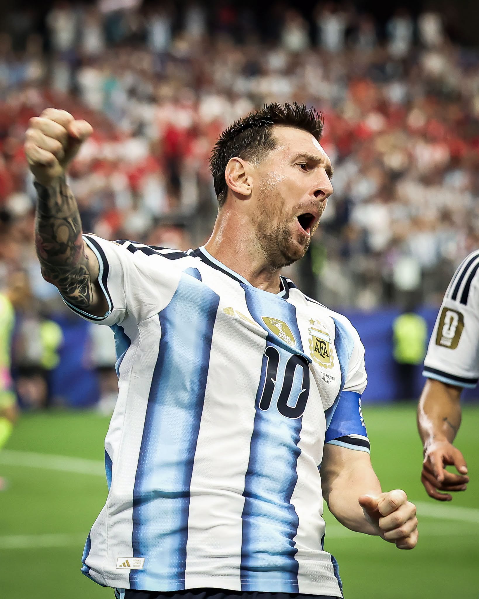 Chùm ảnh: Từ sút hỏng penalty đến bàn thắng thứ 18, Messi đi vào lịch sử World Cup- Ảnh 11. Chùm ảnh: Từ sút hỏng penalty đến bàn thắng thứ 18, Messi đi vào lịch sử World Cup- Ảnh 11.