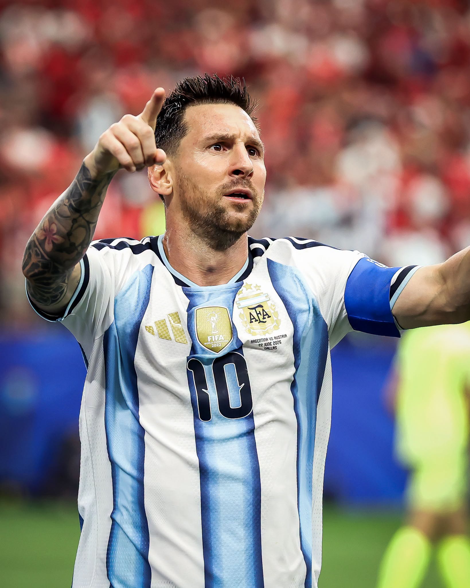 Chùm ảnh: Từ sút hỏng penalty đến bàn thắng thứ 18, Messi đi vào lịch sử World Cup- Ảnh 9. Chùm ảnh: Từ sút hỏng penalty đến bàn thắng thứ 18, Messi đi vào lịch sử World Cup- Ảnh 9.