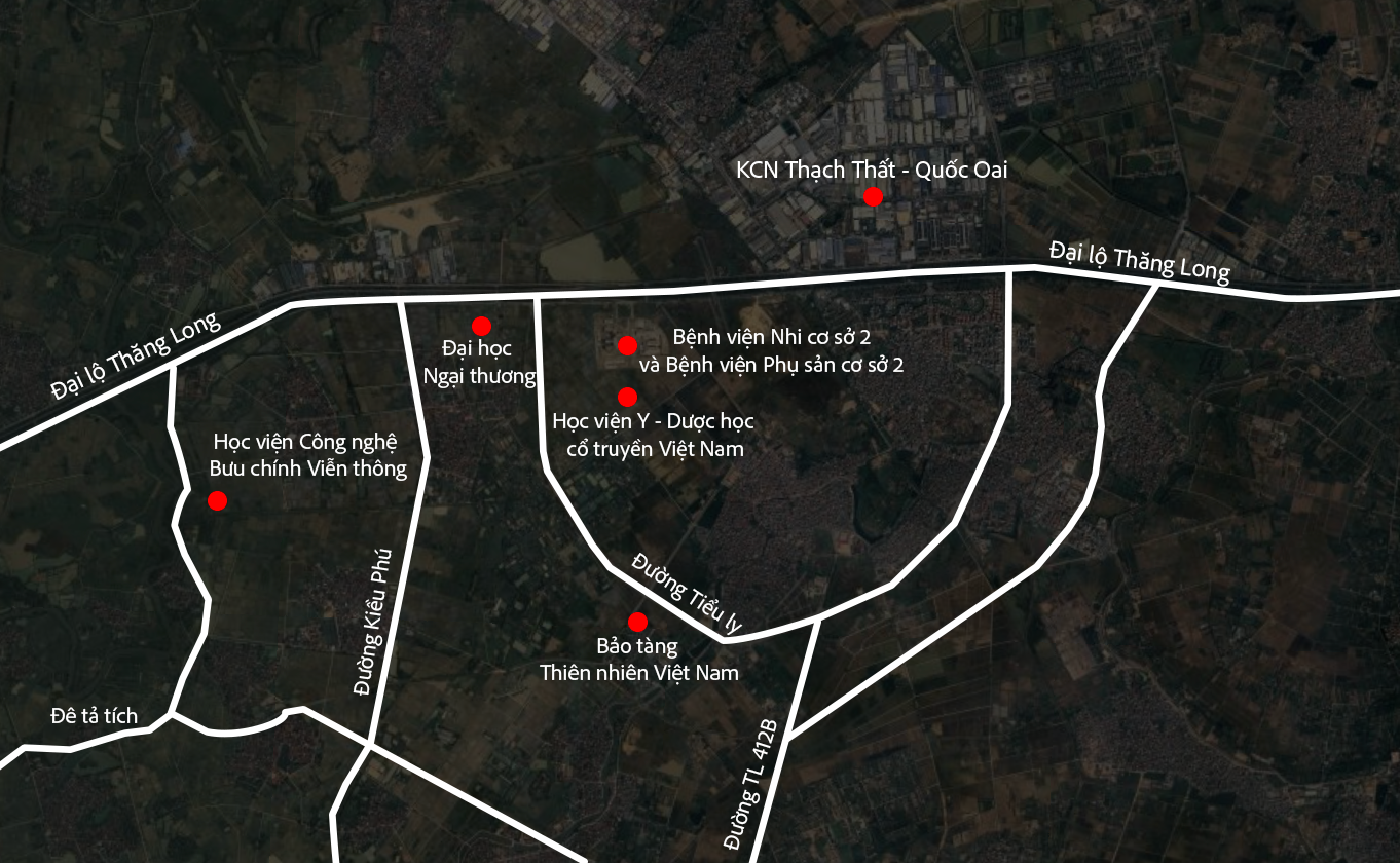 Toàn cảnh khu vực cách trung tâm 20km sắp có 3 đại học lớn quy mô hàng chục ha chuyển về, nằm sát tuyến metro số 5, giá đất vượt 100 triệu/m2 - Ảnh 1.
