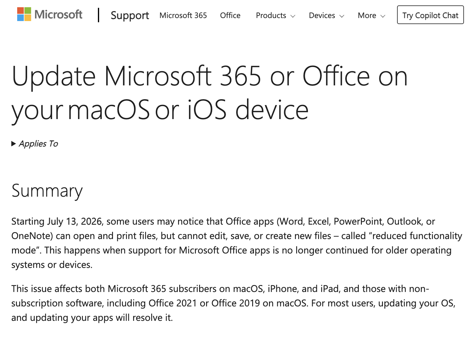 Từng bỏ gần 4 triệu đồng mua Office 2019 trọn đời, nhưng hàng triệu người dùng Apple sắp không còn dùng nó để chỉnh sửa tài liệu được nữa- Ảnh 2.