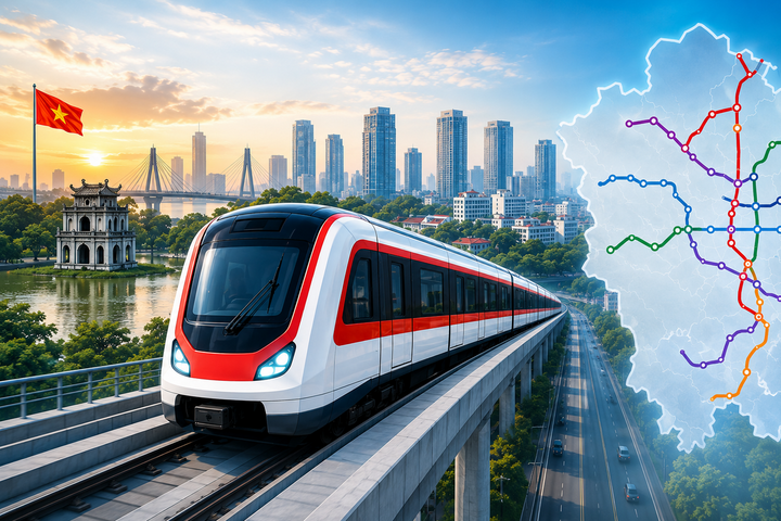 Vinhomes - VinSpeed đảm nhận EPC 5 tuyến metro: Bước ngoặt cho hạ tầng Hà Nội- Ảnh 1.