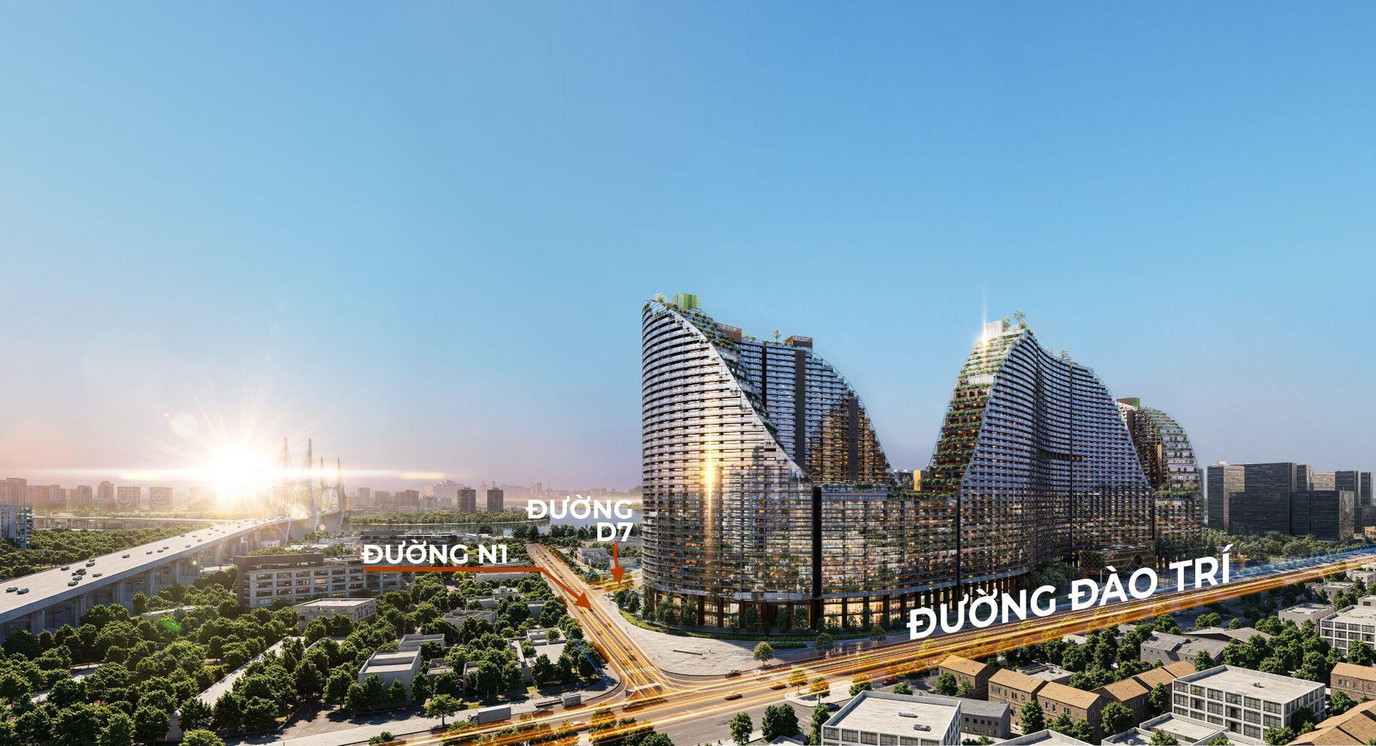 Khởi công đường N1 và D7 bao quanh Noble Crystal Riverside: Gỡ nút thắt hạ tầng quan trọng tại Đào Trí - Phú Thuận - Ảnh 1. Khởi công đường N1 và D7 bao quanh Noble Crystal Riverside: Gỡ nút thắt hạ tầng quan trọng tại Đào Trí - Phú Thuận - Ảnh 1.