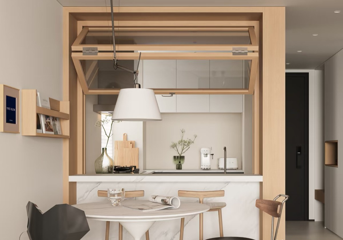 Ngày càng nhiều gia đình bỏ cửa trượt nhà bếp: 3 phương án thay thế giúp không gian sáng hơn, rộng hơn và đỡ bí bách- Ảnh 5.