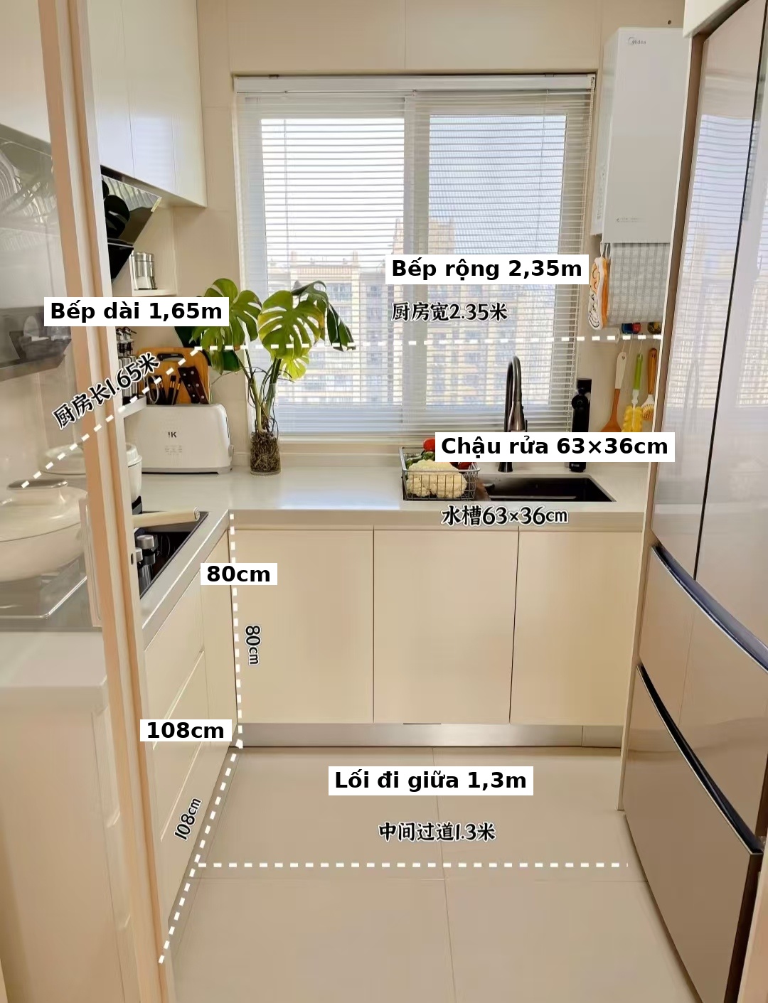 Từ chối trang trí “quá đà”, người phụ nữ chi chưa tới 260 triệu đồng cải tạo căn hộ 76m²: Thành quả khiến hàng xóm kéo nhau tới học hỏi- Ảnh 9.
