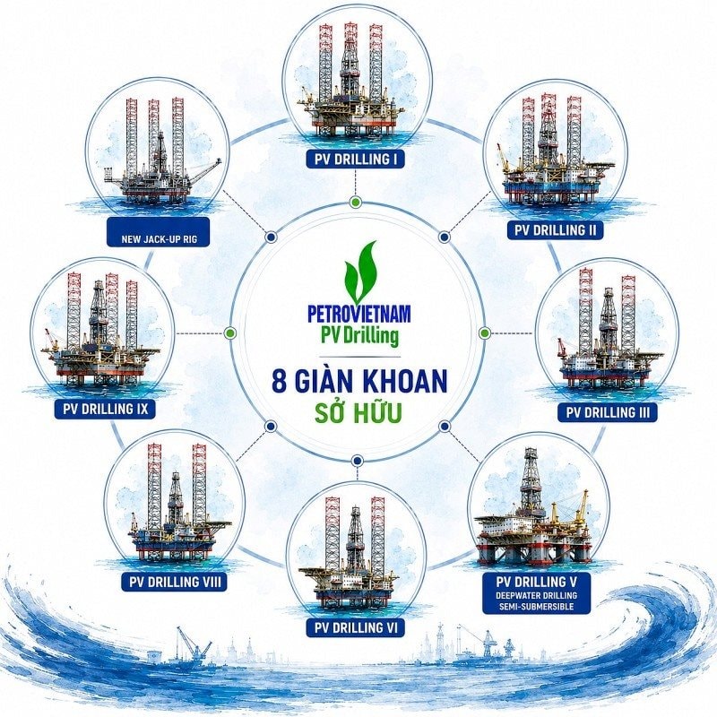 Ông lớn dầu khí Việt Nam sắp đón 'tân binh' vào cuối năm nay, bổ sung bộ sưu tập 8 giàn khoan ngoài khơi- Ảnh 1.