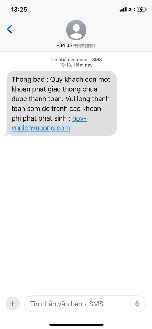 Thông báo quan trọng của Cục CSGT tới người dân nhận được tin nhắn “lỗi phạt 50.000 đồng”- Ảnh 1.