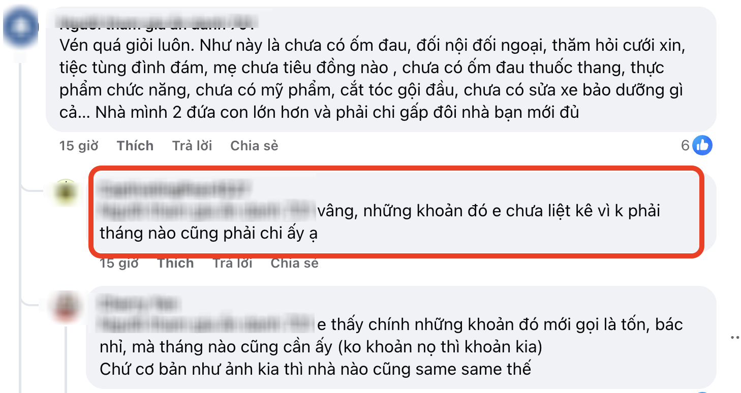 Gia đình 4 người ở Long Biên chi tiêu ngót nghét 30 triệu/tháng: Đó mới chỉ là chi phí cơ bản, các khoản lặt vặt lại trích tiết kiệm ra - Ảnh 3.