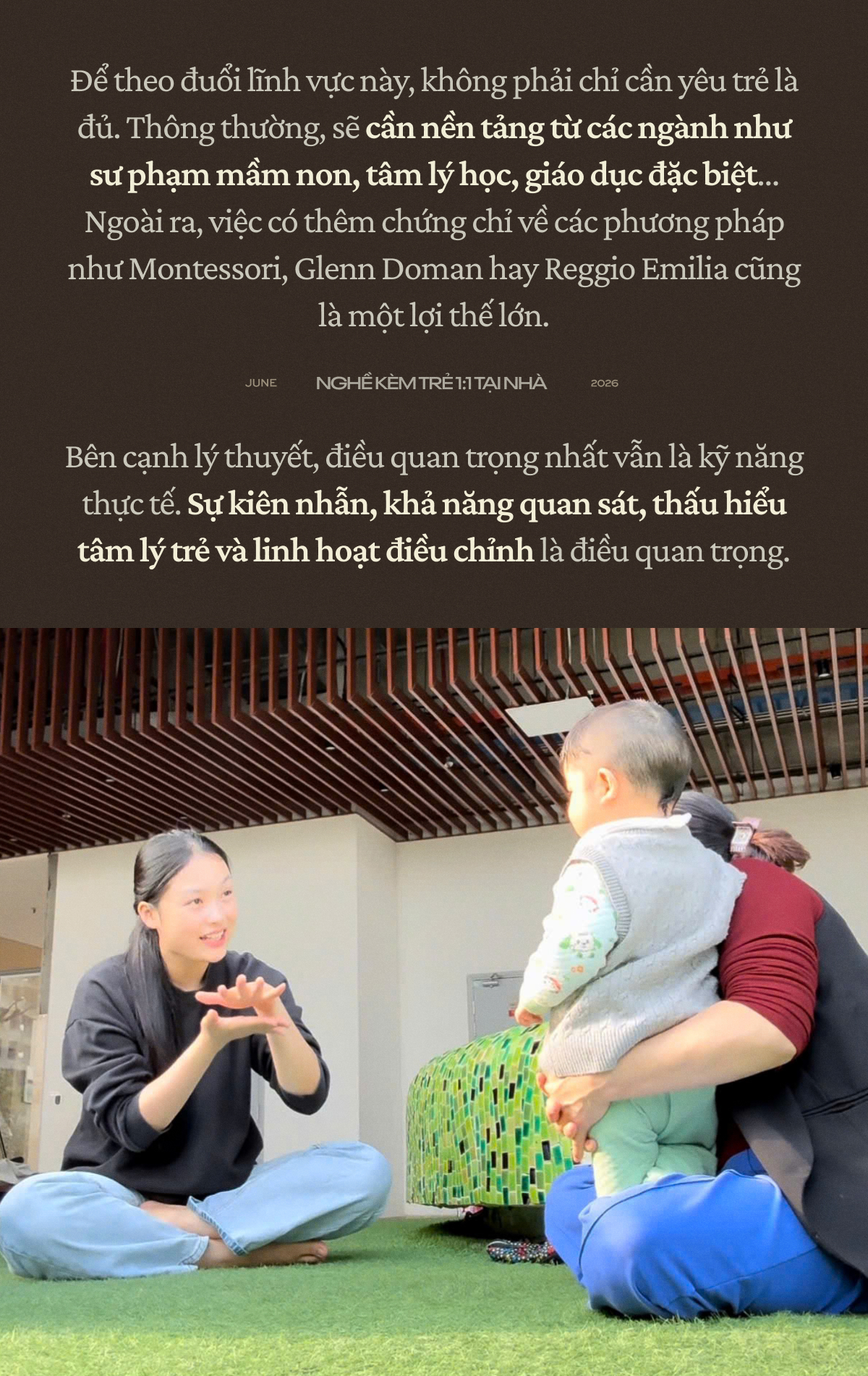 Bên trong nghề kèm trẻ 1:1 tại nhà thu nhập 20 triệu/tháng ở Việt Nam: Không chỉ dành cho con nhà giàu, thử thách lớn nhất là gì?- Ảnh 2.