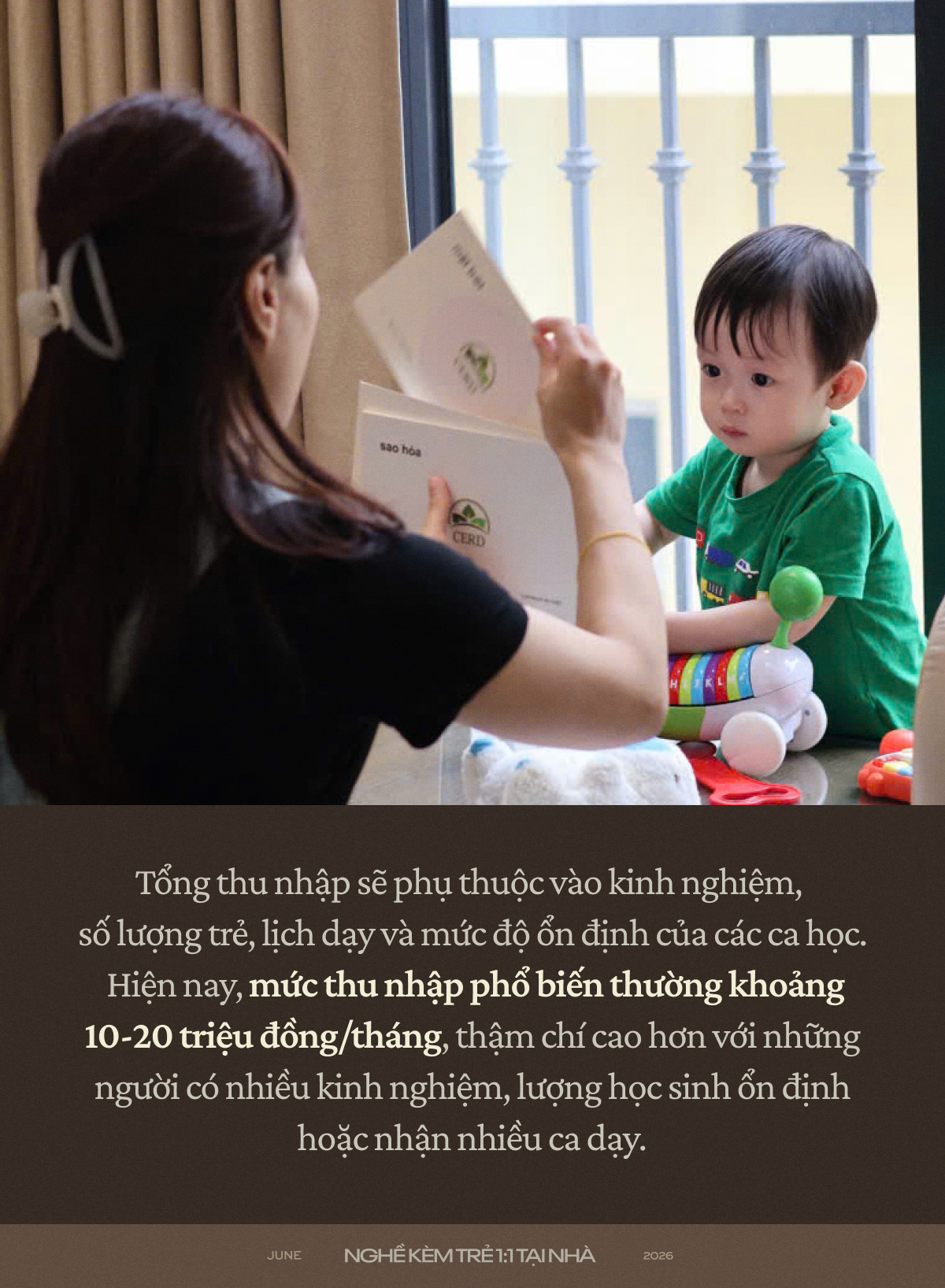 Bên trong nghề kèm trẻ 1:1 tại nhà thu nhập 20 triệu/tháng ở Việt Nam: Không chỉ dành cho con nhà giàu, thử thách lớn nhất là gì?- Ảnh 4.