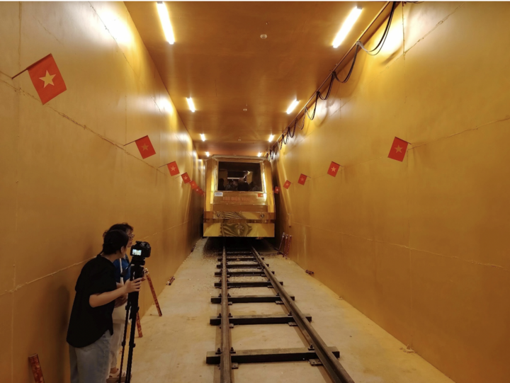 Hoàn thiện hầm metro thử nghiệm dài 70m chỉ trong 2 tuần- Ảnh 1.