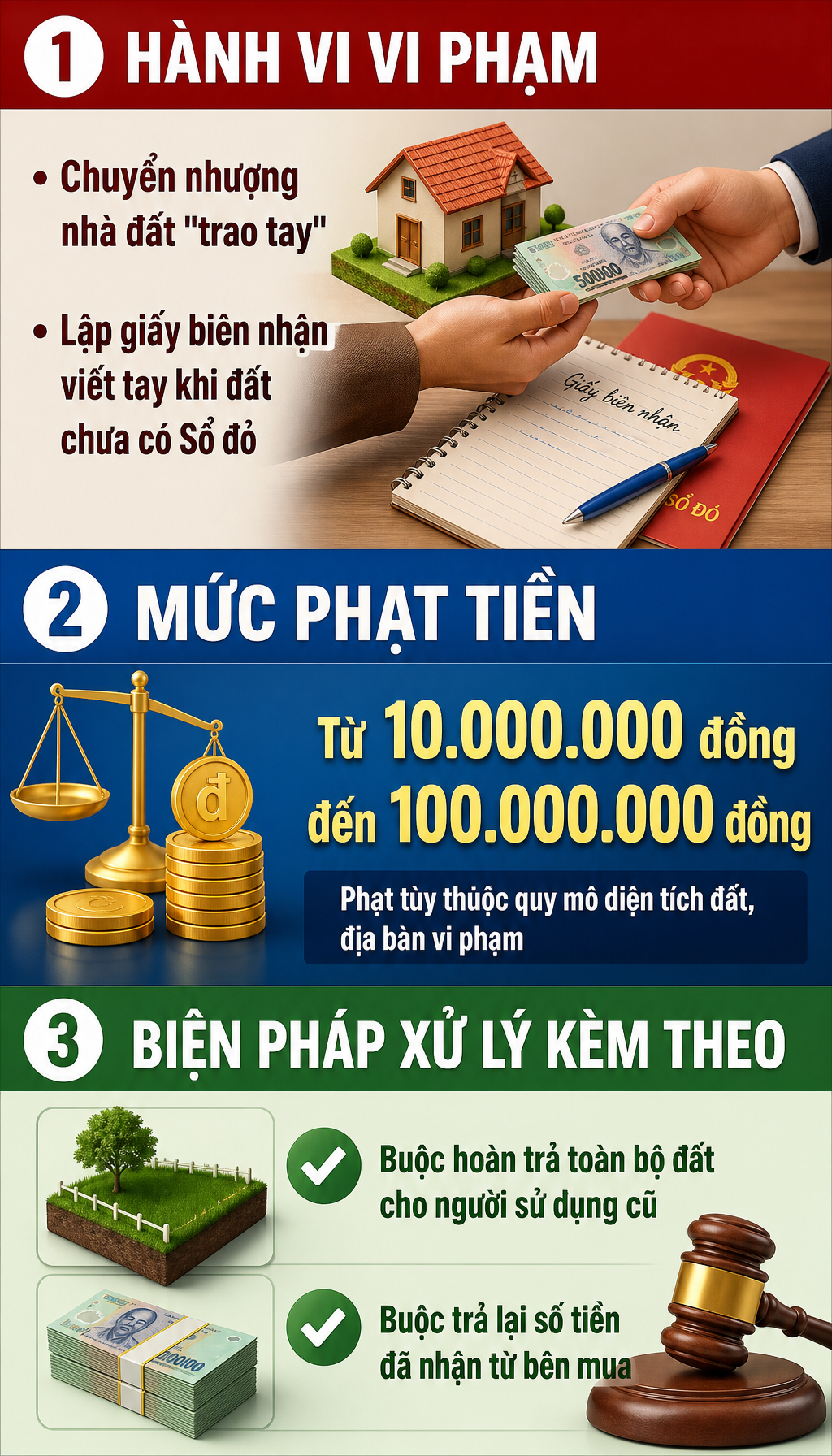 Tất cả người dân có sổ đỏ chú ý quy định phạt tới 100 triệu đồng- Ảnh 2.