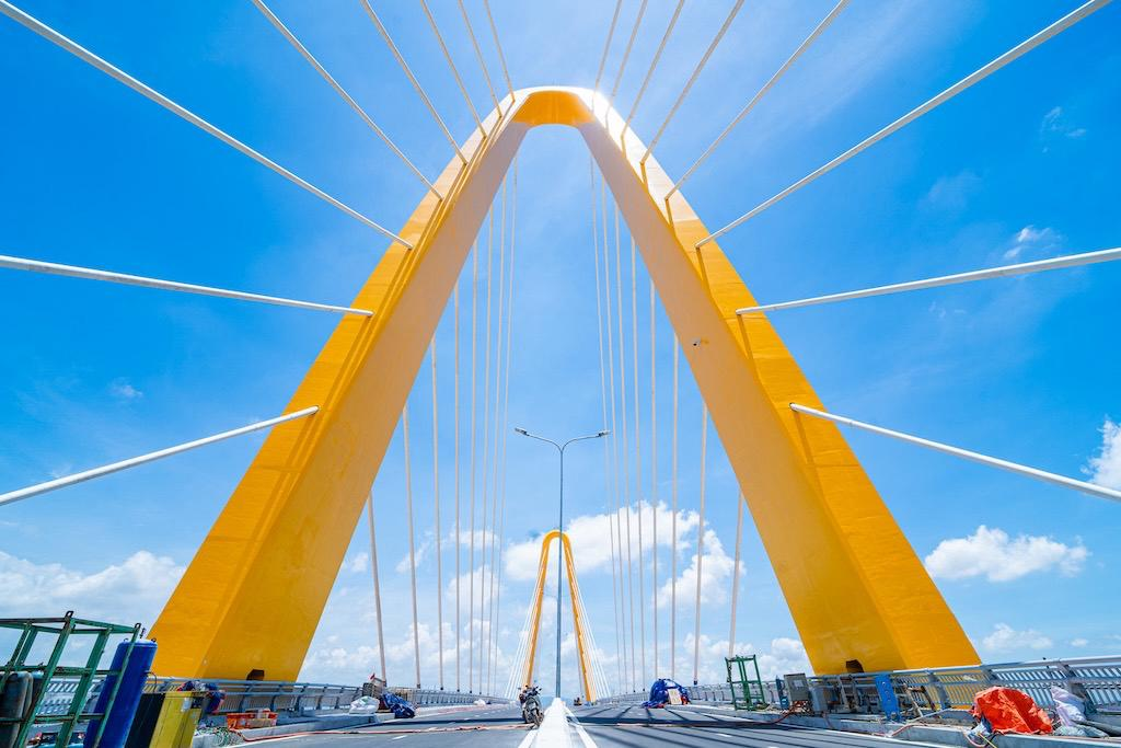 Việt Nam có 1 cây cầu vượt sông sở hữu kỷ lục thi công thần tốc: Do Vingroup của tỷ phú Phạm Nhật Vượng xây dựng, biểu tượng mới của TP. Hải Phòng - Ảnh 4.