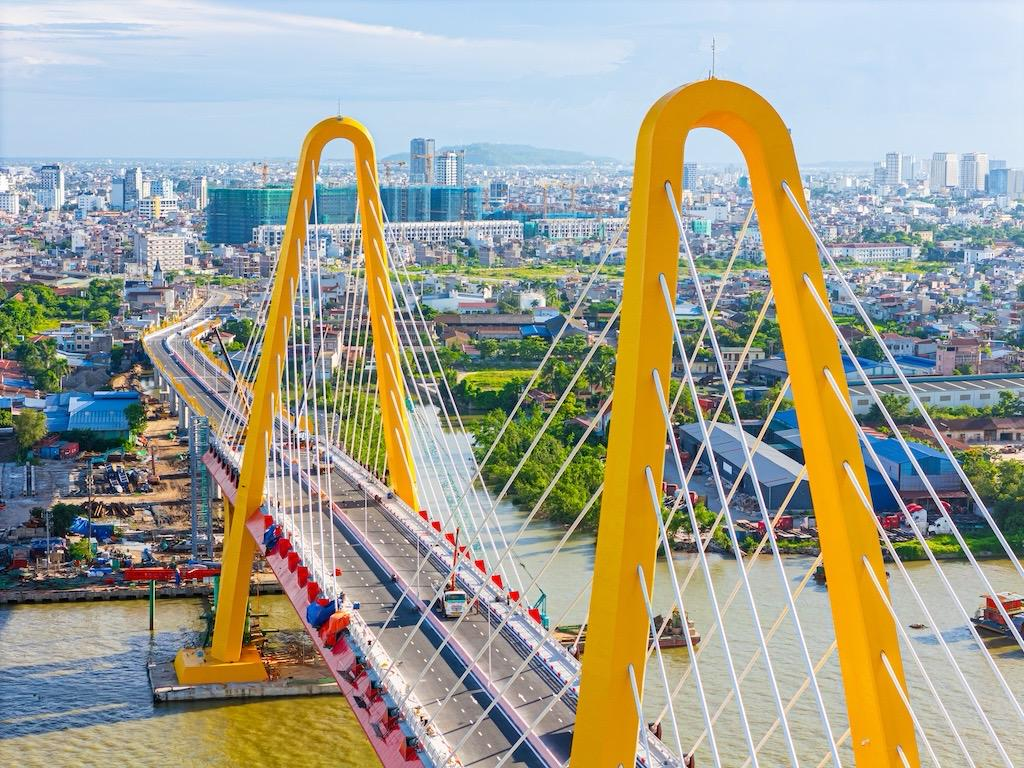 Việt Nam có 1 cây cầu vượt sông sở hữu kỷ lục thi công thần tốc: Do Vingroup của tỷ phú Phạm Nhật Vượng xây dựng, biểu tượng mới của TP. Hải Phòng - Ảnh 5.