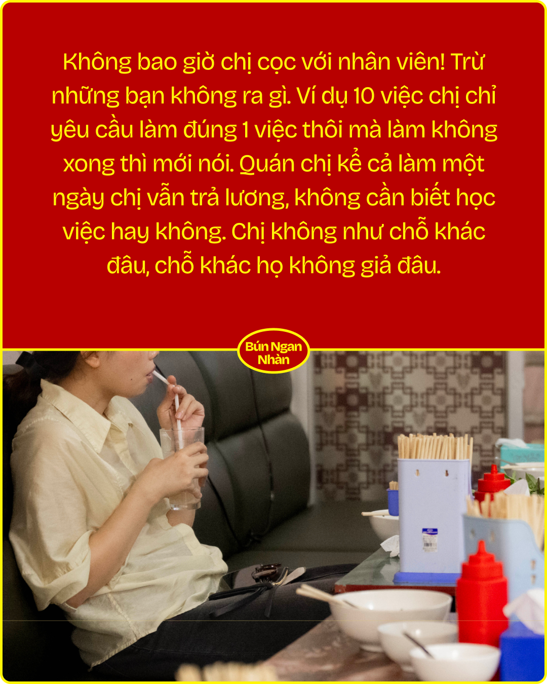 Bà chủ bún ngan Nhàn lần đầu lên tiếng: "Không bao giờ cọc với nhân viên, ngày nào cũng tập thể dục, khách ruột hiểu chị là đủ!" - Ảnh 13.