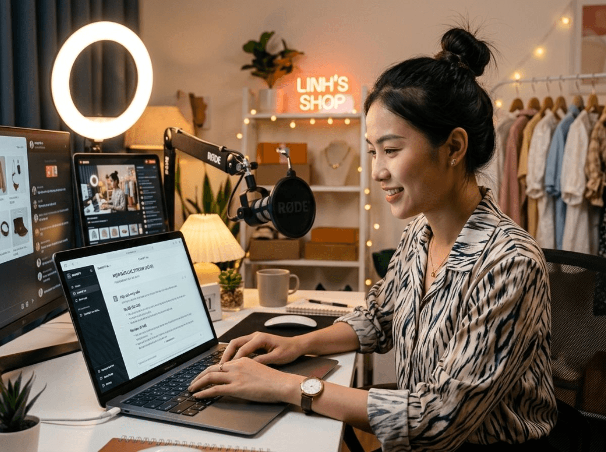 Cuộc cách mạng lớn nhất của TMĐT không nằm ở Shopee hay TikTok Shop: AI đang biến shop 3 người thành "công ty" 30 người- Ảnh 2.