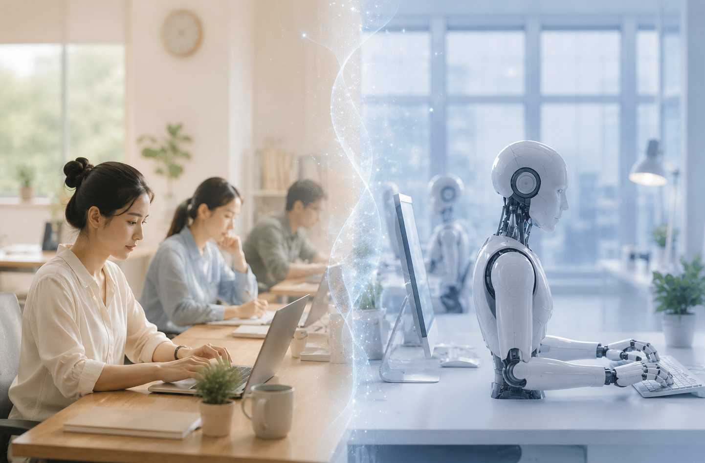 Microsoft công bố 40 nghề có nguy cơ bị AI thay thế cao nhất và thấp nhất: Phiên dịch, nhân viên CSKH, lập trình viên nằm trong nhóm chịu tác động lớn- Ảnh 1.
