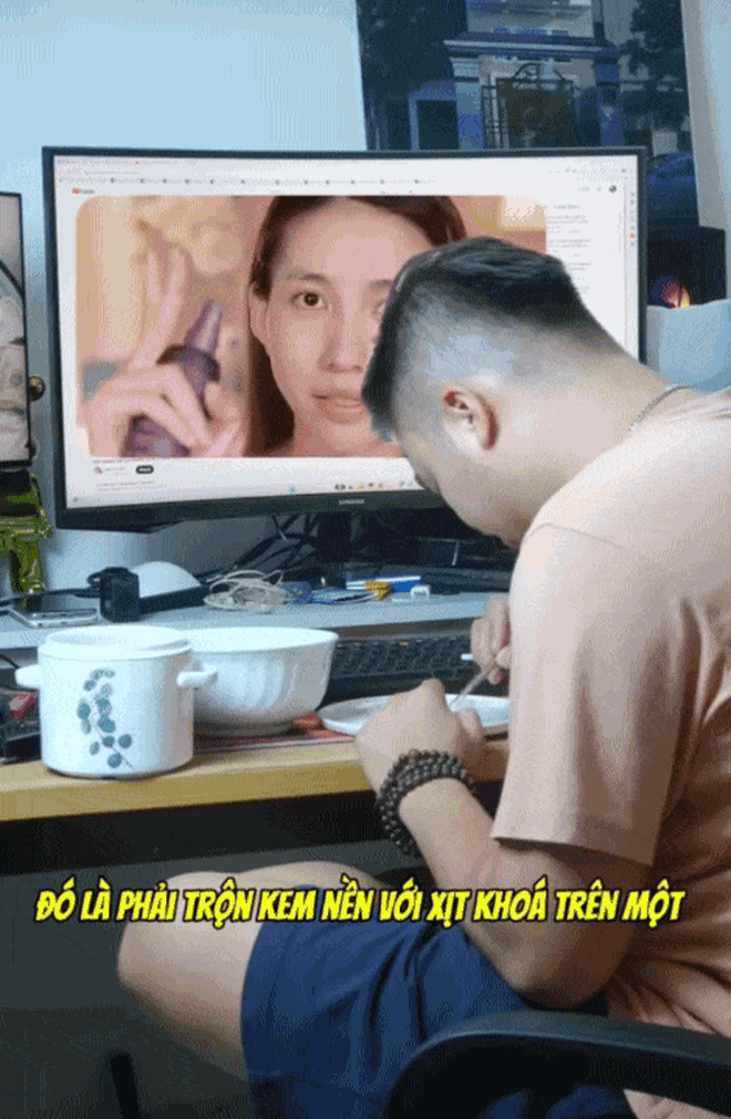 Anh chồng bước ra từ tiểu thuyết: Tự học make up để trang điểm cho vợ, màn "lột xác" của cô vợ mới khiến hội chị em xuýt xoa- Ảnh 6.