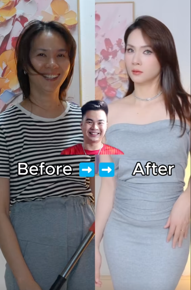 Anh chồng bước ra từ tiểu thuyết: Tự học make up để trang điểm cho vợ, màn "lột xác" của cô vợ mới khiến hội chị em xuýt xoa- Ảnh 10.