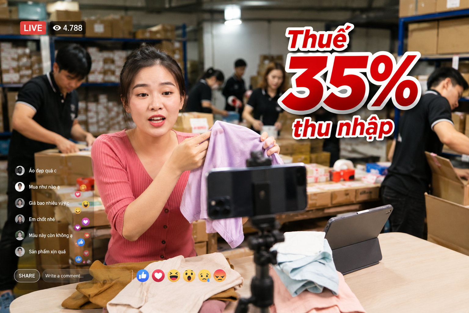 Cú sốc thuế với người kinh doanh online: Thực nhận chỉ hơn 100 triệu đồng nhưng bị truy thu thuế tới 700 triệu đồng, vì sao?- Ảnh 1.